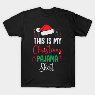 This is my Christmas pajama T-Shirt